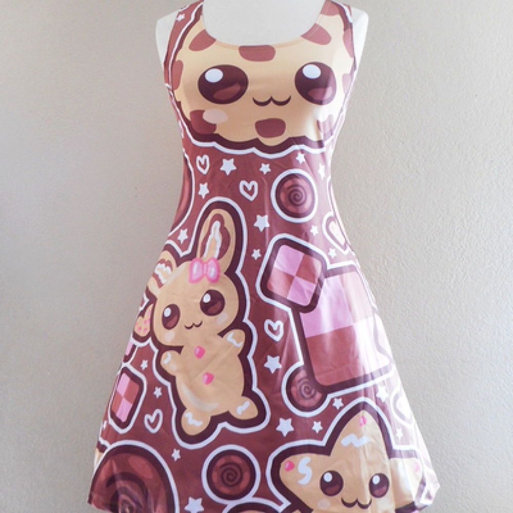 Cookies Sleeveless Skater Dress